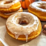 Maple Glazed Pumpkin Donuts