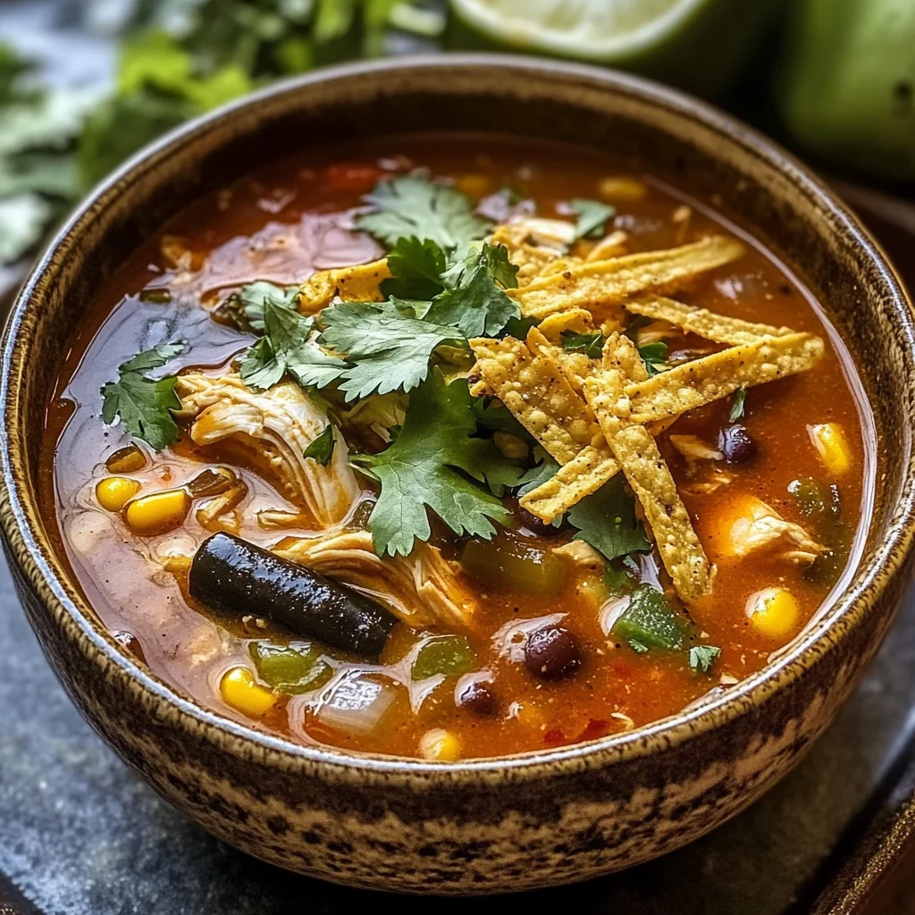 Poblano Chicken Tortilla Soup: An Amazing Ultimate Recipe