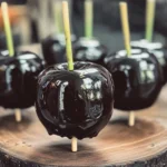 Poison Toffee Apples for Halloween