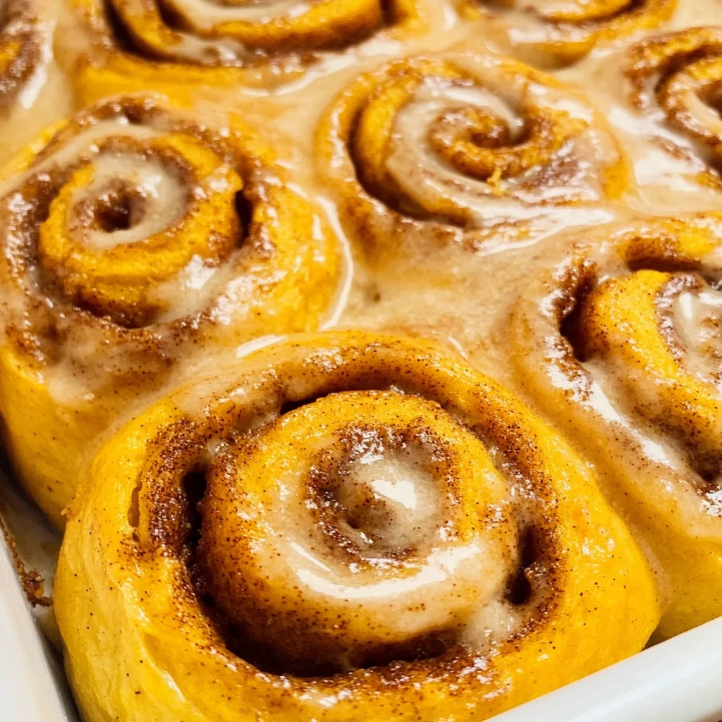 Pumpkin Cinnamon Rolls
