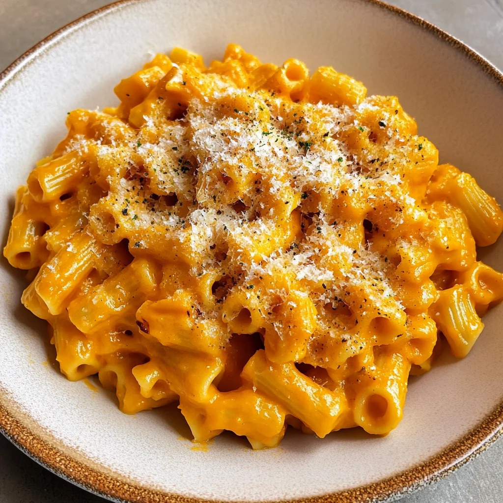 Roasted Pumpkin and Garlic Pasta