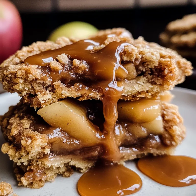 Salted Caramel Apple Pie Cookies