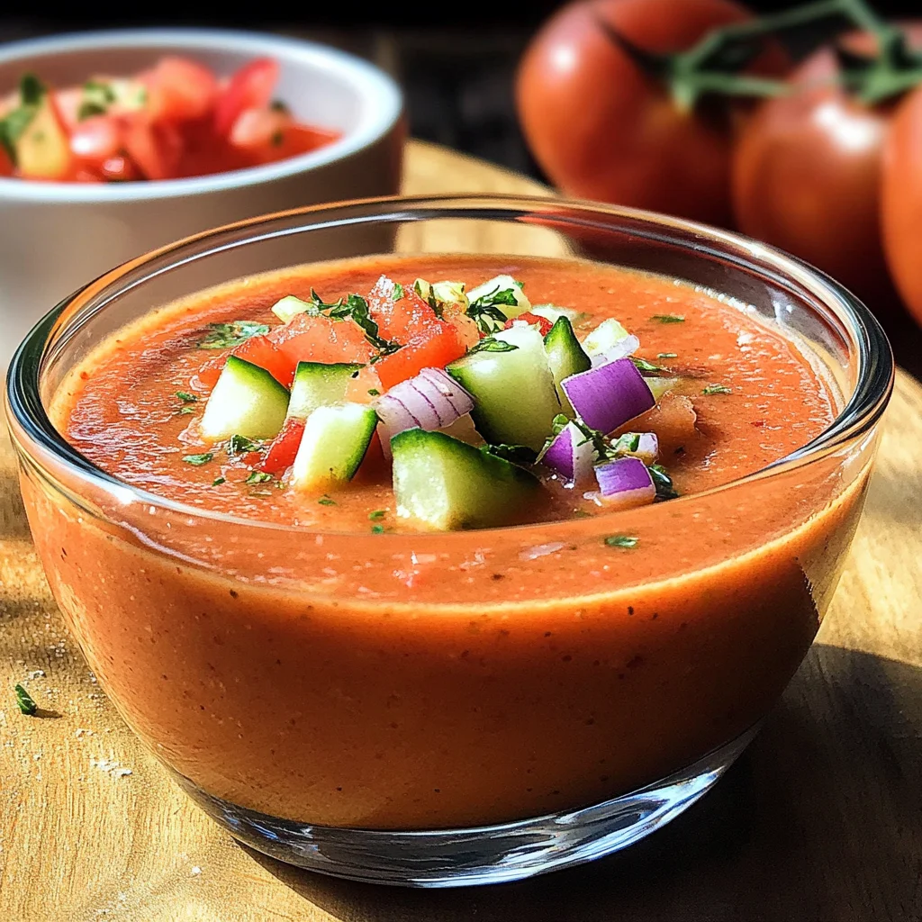 Spanish gazpacho recipe