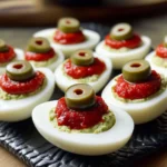 Spooky Deviled Eyeballs