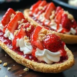 Strawberry Cookie Boats