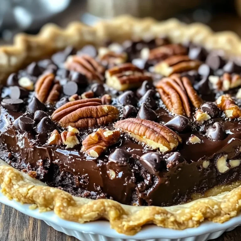 Texas Chocolate Pecan Pie
