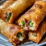 Turkey Bacon Jalapeño Popper Eggrolls Recipe
