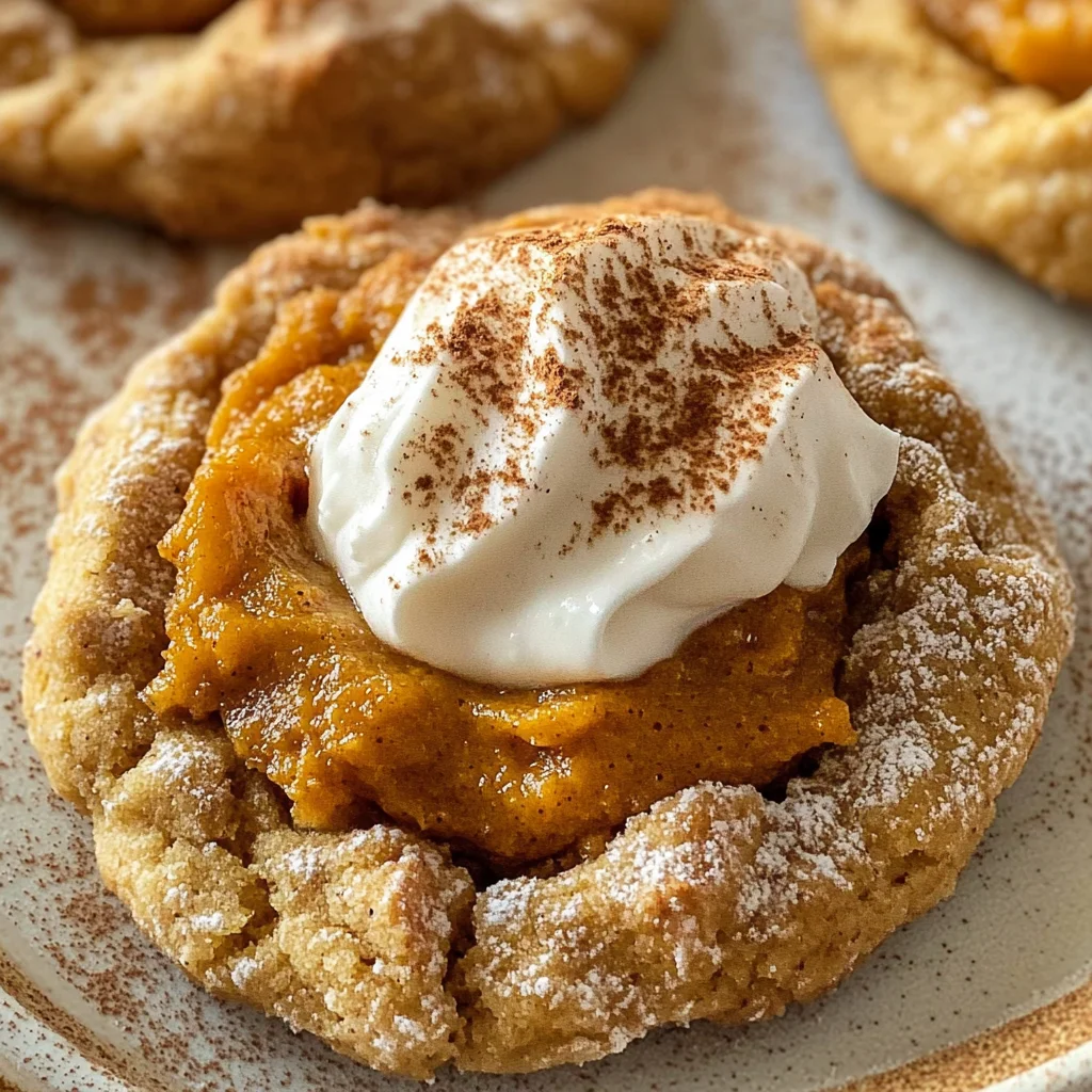 Vegan Pumpkin Pie Cookies