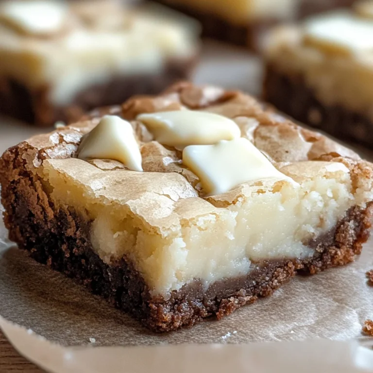 White Chocolate Brownies