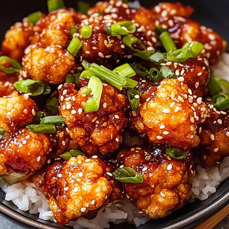 Air-Fried Korean Chili Cauliflower (Gochujang)