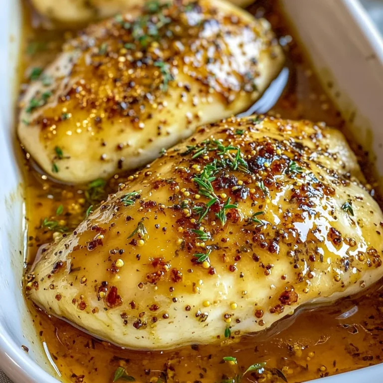 Baked Honey Mustard Chicken Breasts