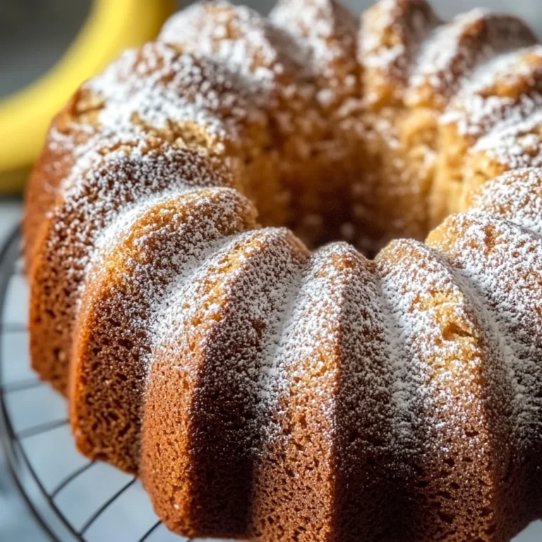 Banana Bread Bundt Cake