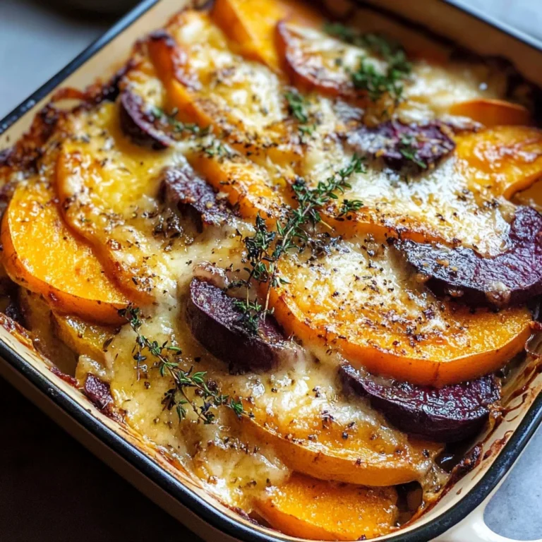 Cheesy Root Veggie Gratin