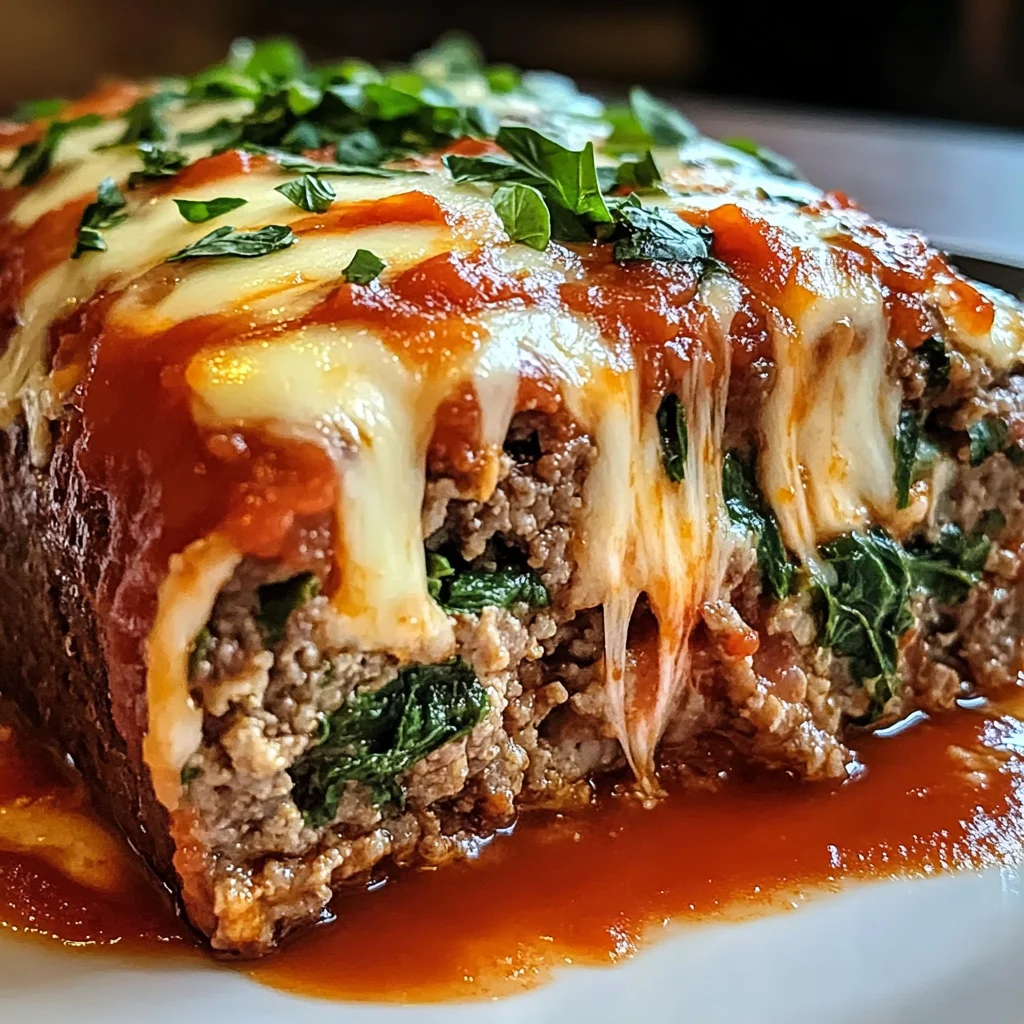 Cheesy Stuffed Italian Meatloaf – A Comfort Food Classic with a Gourmet Twist