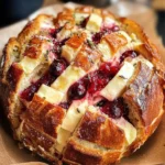 Cranberry Brie Pull-Apart Bread