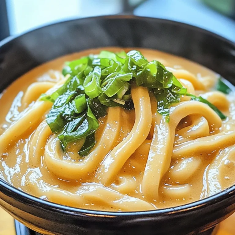 Creamy Miso Udon