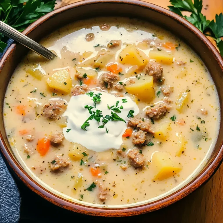 Creamy Sausage Potato Soup for Cozy Family Nights