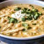 Crockpot Creamy White Chicken Chili