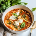 Easy Creamy Lasagna Soup