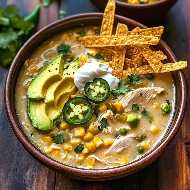 Flavorful Crockpot White Chicken Chili Soup