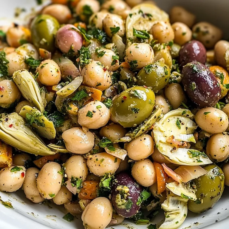 Marinated Za'atar Bean Salad