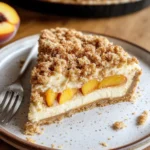 Peach Crumble Cheesecake
