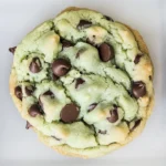 Pistachio Pudding Cookies with Chocolate Chips