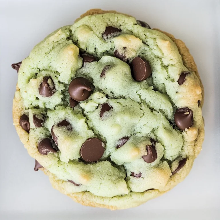 Pistachio Pudding Cookies with Chocolate Chips