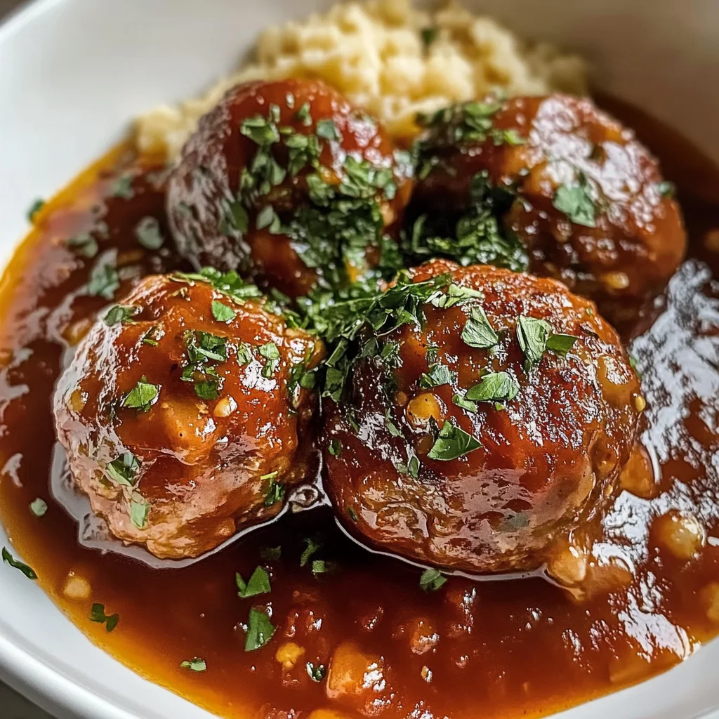 Savory Meatloaf Meatballs