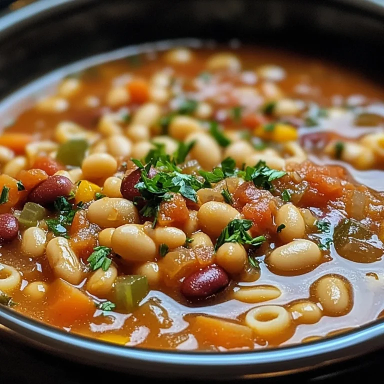 Slow Cooker Pasta E Fagioli Soup Recipe