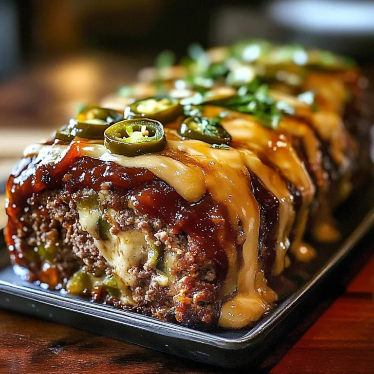 Smoky Jalapeño Popper Meatloaf: A Flavorful Twist on a Classic Dish