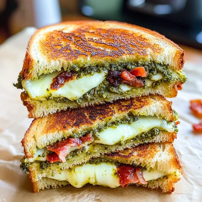 Sourdough Pesto Grilled Cheese