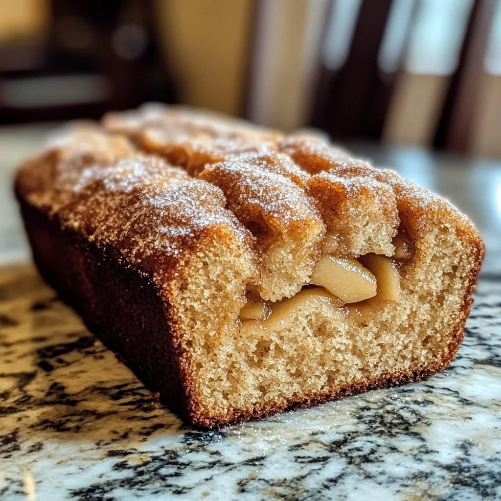 Spiced Apple Cider Donut Loaf