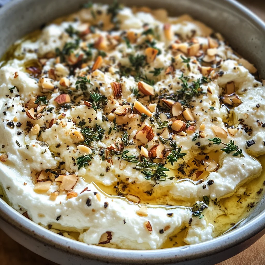 Thyme-Infused Feta & Almond Dip