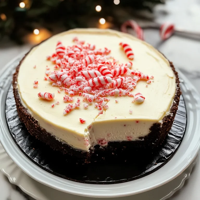 Best Christmas Peppermint Cheesecake