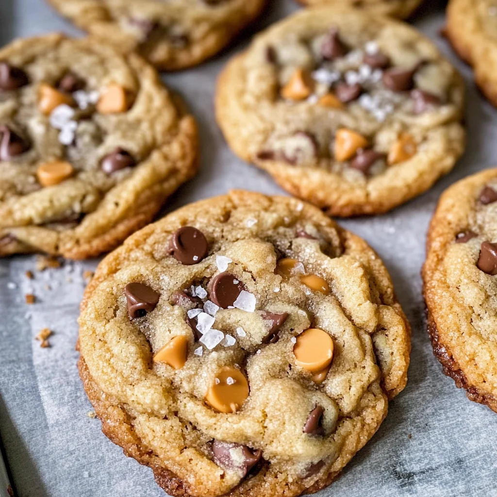 Best Ever Butterscotch Chocolate Chip Cookies (with Sea Salt)