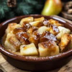 Cardamom Pear Bread Pudding