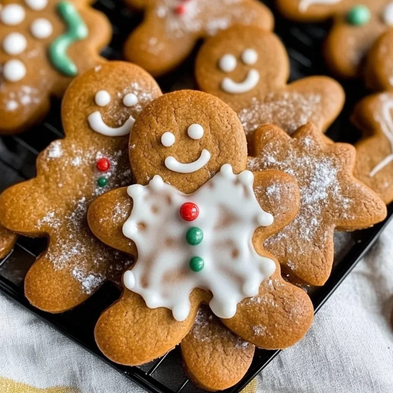 Chewy Gingerbread Man Cookies