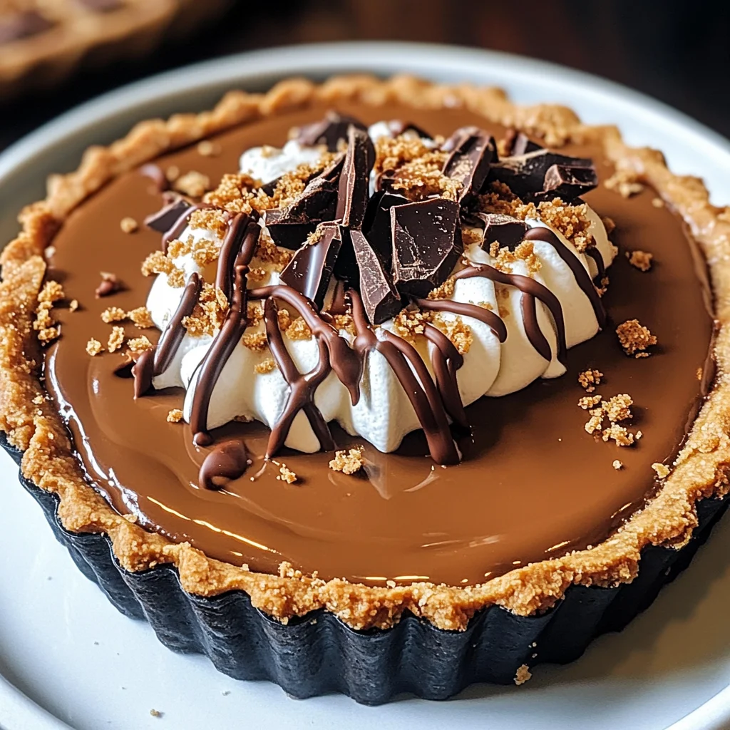 Chocolate Biscoff Tart