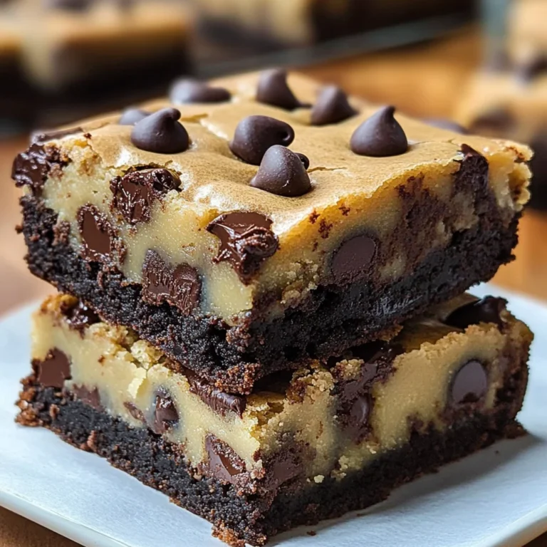 Chocolate Chip Cookie Brownies Recipe
