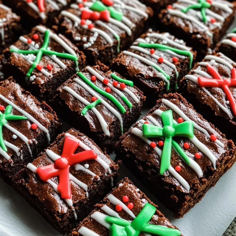 Christmas Present Brownies