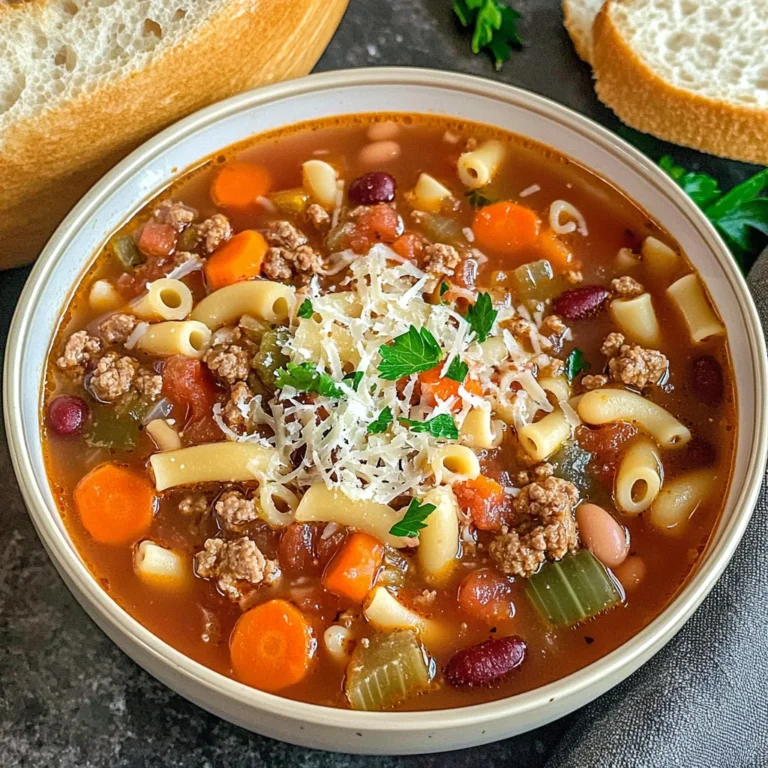Copycat Olive Garden Pasta E Fagioli Soup