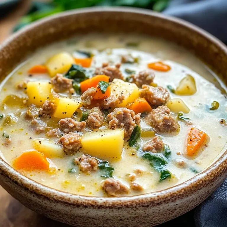 Cozy Italian Sausage and Potato Soup