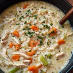 Crack Chicken and Rice Soup