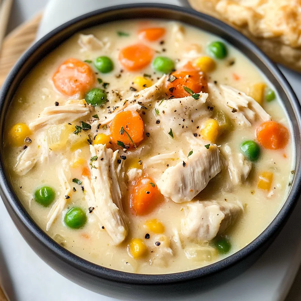 Creamy Chicken Pot Pie Soup