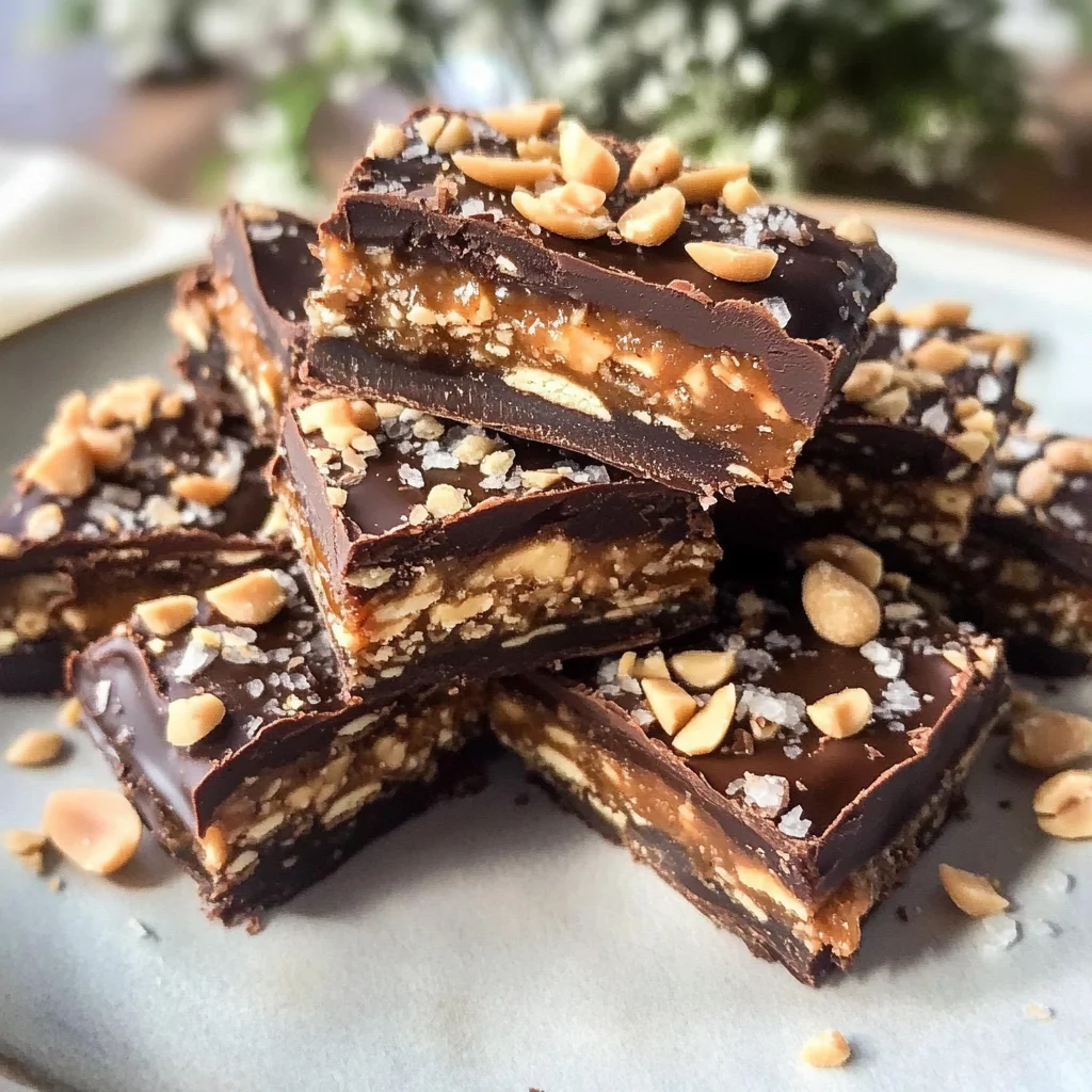Easy Date Snickers Bars (Healthy Dessert Recipe)