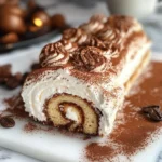 Gourmet Tiramisu Yule Log Cake