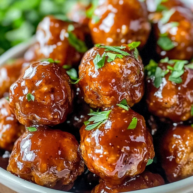 Honey BBQ Crockpot Meatballs