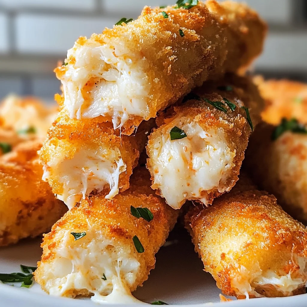 Jumbo Lump Crab Mozzarella Sticks