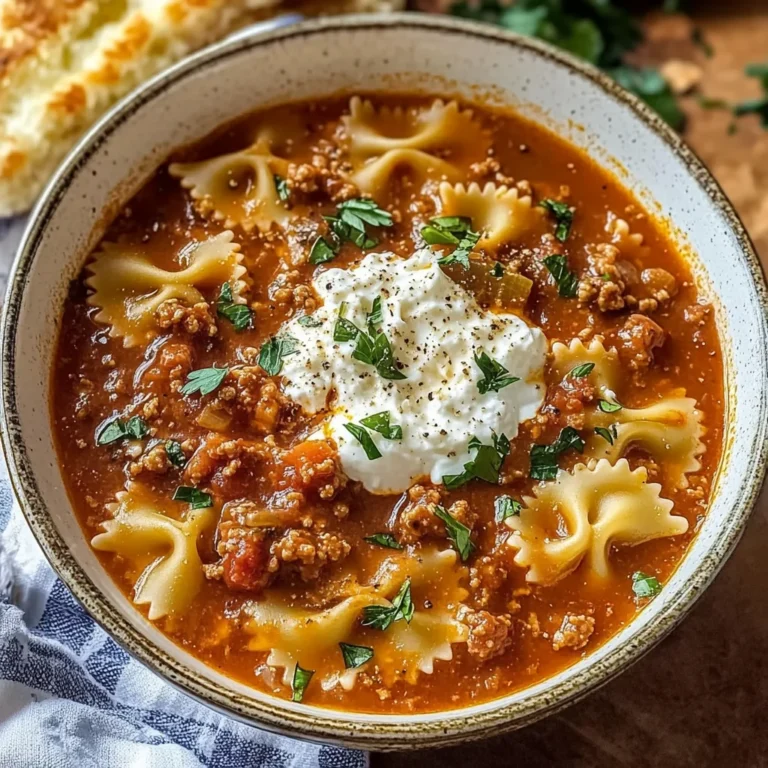Lasagna soup Recipe